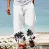 Męskie spodnie Summer Beach Hippie Hippie dla mężczyzn Streetwear Baggy Boho Yoga Hawaiianss Upuść krocze spodni sport