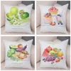 Cushion/Decorative Healthy Food Cover Decoration Apple Grape Lemon Plant Dining Room Sofa Cushion Cover Soft Cover Can Be Customized