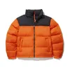 Parkas Mens Winter Hooded broderi Down Jacket Warm Parka Puffer Puffer Letter Print Outwear Flera färgtryck North Raceds