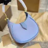 le sac à main sac à bandoulière bandoulière fourre-tout classique Fermoir magnétique demi-lune 20cm cuir rose poignée amovible sacs de créateurs de luxe SERPENTI ELLIPSE Hobo mini sac