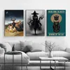 Other Event Party Supplies Vintage Surreal Witch Black Cat Halloween Canvas Paintings Witches Sabbath Posters and Prints Wall Art Pictures Room Home Decor 230727