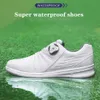 Andere golfproducten PGM waterdichte golfschoenen Sportschoenen voor dames Lichtgewicht schoenveter met knoopsluiting Sneakers Ademend Antislip Trainers XZ179 HKD230727