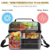 Insulated Thermal Bag Women Men Multifunctional 8L Cooler And Warm Keeping Lunch Box Leakproof Waterproof Black Y200429305G