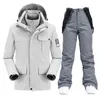 Other Sporting Goods Winter Ski Suit For Men Waterproof Keep Warm Snow Fleece Jacket Pants Windproof Outdoor Mountain Snowboard Wear Set Brand 230726