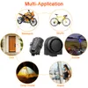 Bike Horns ANTUSI Wireless Bicycle Vibration Alarm USB Charging Motorcycle Remote Control Anti theft Detector System 230726