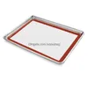 Other Bakeware Sile Baking Mat Cookie Sheet Reusable Food Grade Liner Sheets Perfect For Making Drop Delivery Home Garden Kitchen Dini Otegu