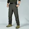 Herenbroeken Combat Broeken Heren Tactische Militaire Cargo Jogger SWAT Legerbroeken Mannelijke Multi-pocket Waterdicht Slijtvast Wandelen Joggers L230727