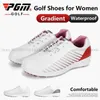 Otros productos de golf Zapatos de golf impermeables Pgm para mujer Zapatillas de deporte de golf con pinchos para exteriores Zapatos de golf deportivos ligeros para mujer Zapatillas deportivas para mujer HKD230727