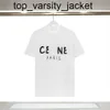 Nouveau 23ss Solid Summer T-shirt Femme Vêtements Lettre Imprimer O-Neck T-shirt à manches courtes Femme Loose Casual Crop Cotton mens womens Tshirt