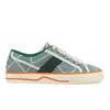 2023テニス1977ファッションシューズLuxurys Designer Womens Shoe Italy Green and Red Web Stripeラバーソール