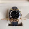 Mens Watch 40mm 18k Gold Case Chronograph Ref 116518 ETA 7750 Movement Automatic Mechanical Rubber Strap High-Quality Luminous Clo276V