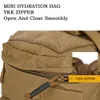 Outdoor-Taschen Mini Hydration Bag Taktischer Rucksack Wasserblase MOLLE YKK Reißverschlusstasche Militär Jagd 500D Nylon Sport 230726