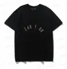 Camisetas masculinas masculinas femininas Designer de moda Ess tshirt Street Casual fog T-shirt de manga curta 1977 Camisa de impressão estéreo de algodão S-XL