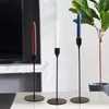 Candle Holders 1PC/3Pcs Set European Metal Holder Simple Golden Wedding Decoration Bar Party Living Room Home Decor Candlestick