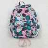 Backpacks Wholesale Baby Girl Western Backpack Cow Print Daypack Toddler Outdoor Cactus Portable Kids Children School Bag 230726