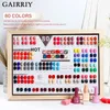 Gel para Unhas Gairriy 80 Cores Verniz 75ml Glitter Embeber Off UV LED Verniz SemiPermanente Art Salon Color Board 230726