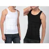 Hommes corps Shapers 2021 solide réservoir hauts hommes minceur ventre Shaper gilet sous-vêtements Shapewear ventre taille Girdle2334