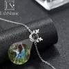 Pendant Necklaces EthShine Custom Po Projection Necklace 925 Sterling Silver Deer for Women Mom Valentine's Gift 230727