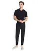 Poloshirts für Herren, Poloshirt aus 100 % Merinowolle, kurzärmeliges Strick-T-Shirt mit offenem Kragen, Merino-Basisschicht, atmungsaktiv, schnell trocknend, geruchshemmende T-Shirts 230727