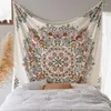 Tapestries Bohemian Mandala Tapestry Wall Hanging Retro Hippie Cloth Blanket Trippy Dorm Decor Carpet