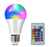 Ampola LED Ruban Intelligente controle remoto Led Smart Bulb E27, RGB Ampola 7W