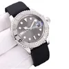 Montre femme yachtmaster montres mouvement mécanique bracelet en silicone noir orologio lusso casual montre de luxe étanche designer plaqué argent dh01 C23