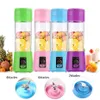 380 ml USB Portable Juicer Blender Cup 6 Blades Electric Automatisk smoothie Vegetabilisk frukt Citrus Orange Juice Maker Cup Mixer MAC302C