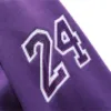 A Bathing A APE Trendy Brand Lakers Memorial Size 24 Uniforme de béisbol Chaqueta de felpa Chaqueta