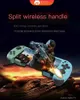 Spelkontroller Joysticks Split Type BT Wireless Game Controller för Android iOS Mobiltelefoner PC Win Gamepad Joystick Videospel Tillbehör Controller X0727