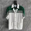 Męskie swetry Casablanca Jacquard SWEATER MĘŻCZYZNA KOBIETA 1 Najwyższej jakości krótkie rękawowe bluzy haftowe 230726