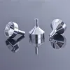 Metal Mały aluminiowy mini lejek do przenoszenia perfum butelka dyfuzora Mini płynne napełnianie oleju qw7003