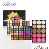 Autres articles de beauté pour la santé Popfeel 123 couleurs Make Up Matte 108 Eyeshadow Power Palette Ajouter 15 couleurs Blush facial Highlighter Glitter Dh2Jq