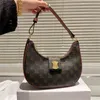 Top kwaliteit Handtas ontwerpers Maan Onderarm tas Vrouwen Mode ontwerpers afdrukken Schouders tas Avondtassen clutch bakken hobo portemonnees portemonnee groothandel