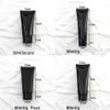 10ml 30g 50ml 60ml 80g 100ml 200ml Black Plastic Soft Bottle Cosmetic Facial Cleanser Cream Squeeze Tube Empty Lotion Containers T227m