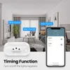 Smart Power Plugs AVATTO Tuya Zigbee Smart Plug 16A Brazil Standard Power Monitor Smart Life Control Socket Voice Works for Home Alexa HKD230727