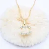 Designer Brand Letter Pendant Necklaces Chain Retro Famous 18K Gold Plated Geometry Crystal Pearl Rhinestone Sweater Necklace Women Party Jewelry Accessories