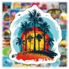 10 50 100 pçs adesivo de verão praia viagem graffiti surf adesivos faça você mesmo para tablet garrafa de água prancha de surf laptop bagagem bicicleta carro317f