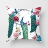 Cushion/Decorative Customizable Cushion Cover Sofa Decorative case Peacock Feather Pattern Decorative Cushion case R230727