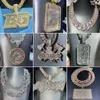 يمر اختبار Diamond VVS Moissanite Chain Moissanite Cupan Link Chain Custom Ice Out Pendant Custom Moissanite Pendant