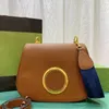 New Designer Bag Old Flower Brown Three In One Shoulder Bag Seven Color Shoulder Strap Clutch Combination Embossed Fashion Luxury