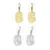 Dangle Earrings Arrival Abstract Stylish Cute Human Face Oval For Women Wholesale