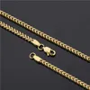 Hip Hop 3mm Classic Franco Chain Stainless Steel Curb Men Necklaces Chokers for Women Jewelry Gift