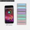 Светодиодная лампа светодиодные светильники RGB Dimmable App Дистанционное управление Bluetooth-совместимым для декоративной атмосферы AC220V/110V