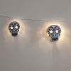 Garden Decorations Halloween String Lights LED Skull Modeling Holiday Party Decor Battery Operated Room Ornament 230727