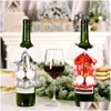 Christmas Decorations Sweater Wine Bottle Er Champagne Coat Xmas Party Home Dinner Table Ornaments Xbjk2108 Drop Delivery Garden Festi Dha6L