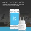 Wtyczki inteligentne Avatto Smart Plug EU 16A/10A Zdalne sterowanie Gniazdo Wi -Fi z Monitor Power Prace z aplikacją Tuya Home Alexa Ifttt HKD230727