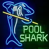 Pool Shark Flex Rope Glass Tube Neon Light Sign Home Beer Bar Pub Recreation Room Game Lights Windows Glass Wall Signs 24 20 Inche220b