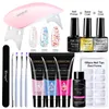 Messen Limegirl Polygels Kit Lamp Gel Polish Set All for Manicure Nails Art Gel Glitter for Nail Extensions Tool Kit Professional