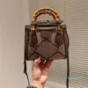 Tophandle Bamboo Tote Bag Luxury Women's Mens Designer Wallets أصلي قابض جلدي سيدة Pochette Crossbody Classic Handbag مع أكياس حزام الكتف