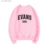 Women's Chris Evans 1981 Unisex Superhero Sweatshirt Långärmad tröjor Kvinnor Grafiska hoodies fans FANTAGE Sweatshirts T230727